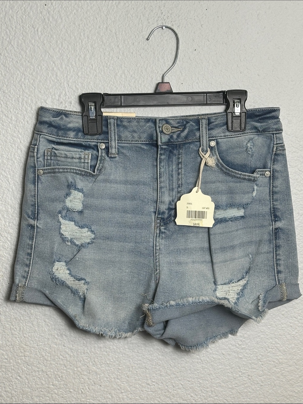 NEW Altar’d State Jean Shorts High Rise Distressed Denim Womens Size 26